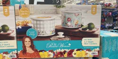 TWO Pioneer Woman 1.5-Quart Slow Cookers Just $19.99 on Walmart.com | Great for Dips & Sauces