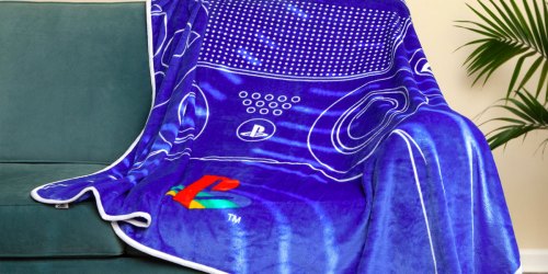 Playstation Throw Blanket Only $13.84 on Walmart.com | Teen Gift Idea