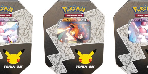 Pokemon Trading Cards 25th Anniversary Tin Only $17.97 on Walmart.com | Gift Idea For The Pokemon Collector