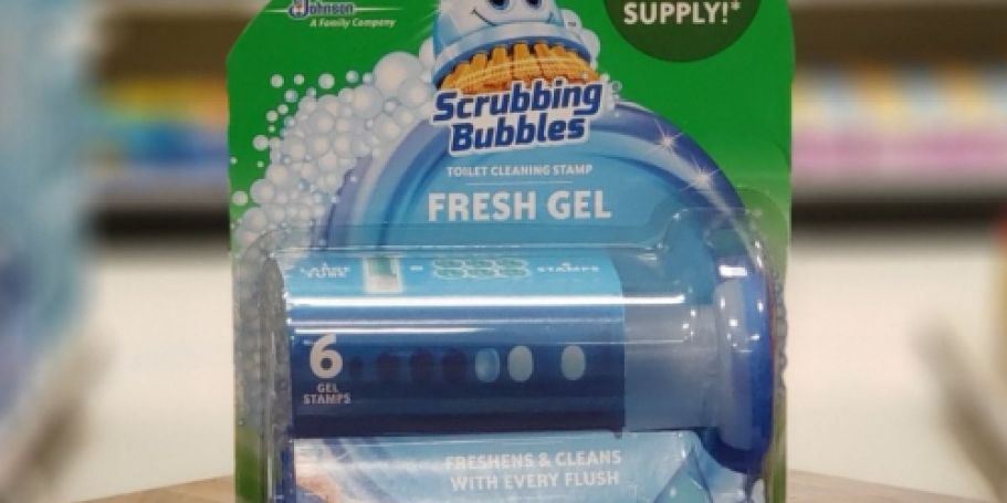 Scrubbing Bubbles Toilet Gel Stamps 6-Count Only $3 Shipped on Amazon