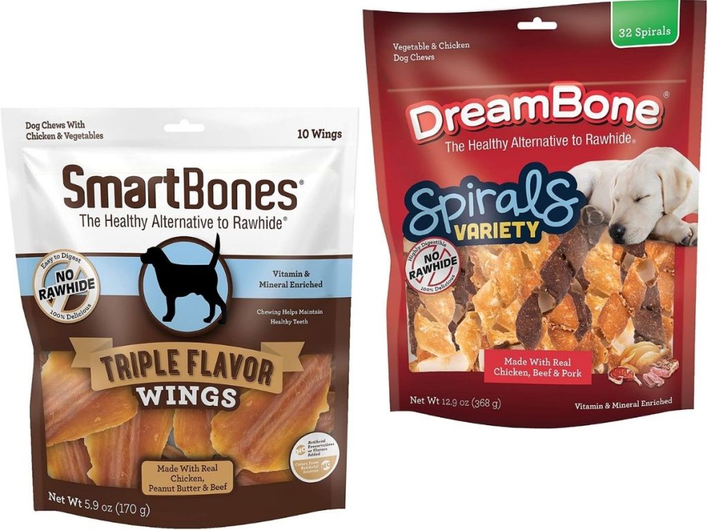 two bags of Smartbones treats