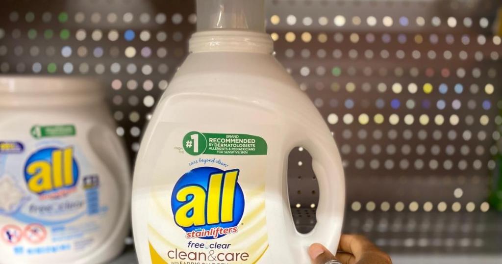 all Liquid Free Clear Laundry Detergent