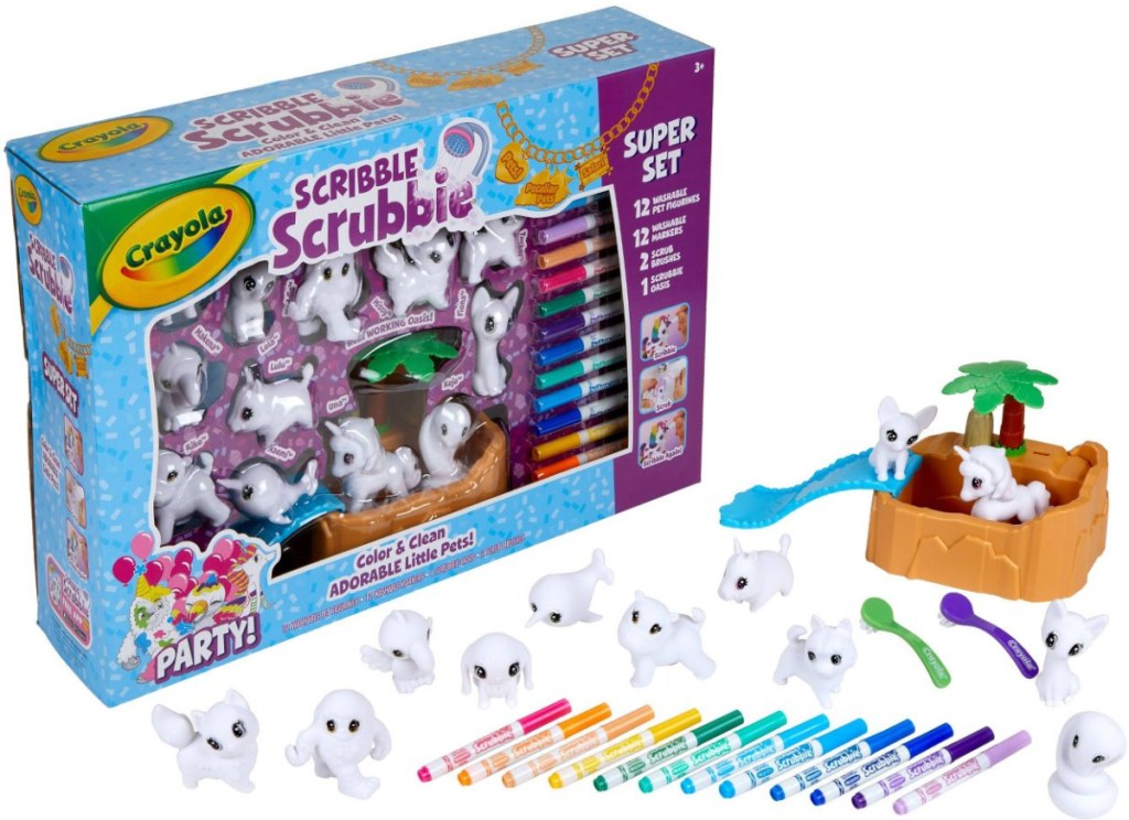 Crayola Scriblle Scrubbie set