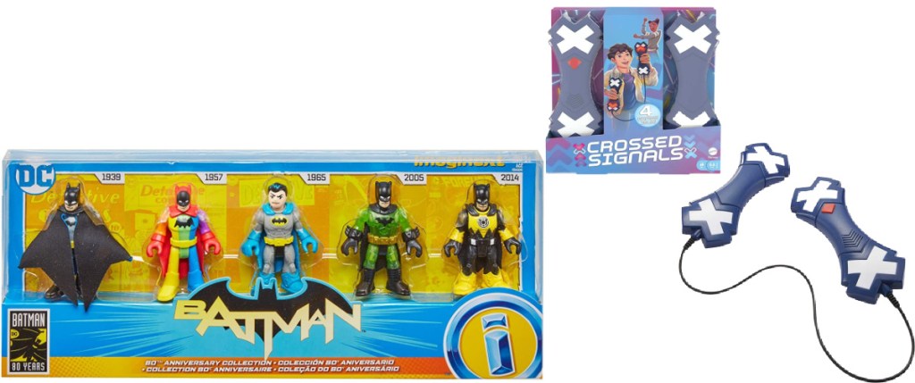 batman figures and crossed signals game