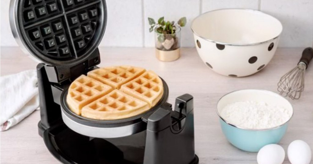 bella belgian waffle maker with waffle