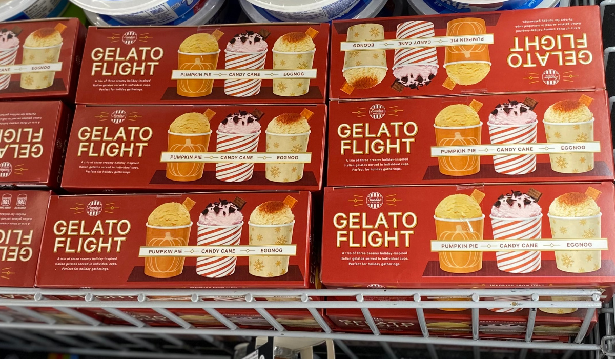 gelato flight from aldis