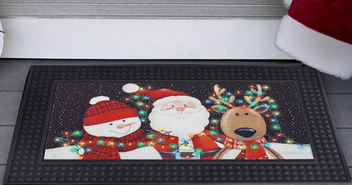 Christmas doormat