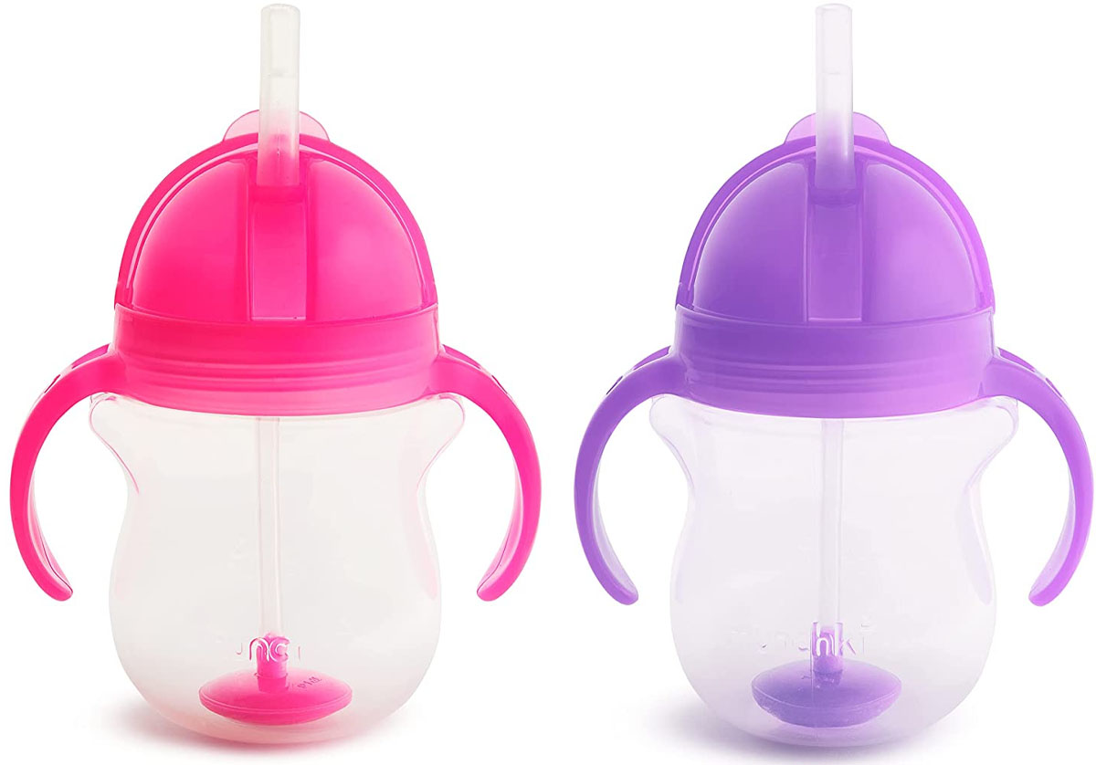 pink and purple munchkin cups