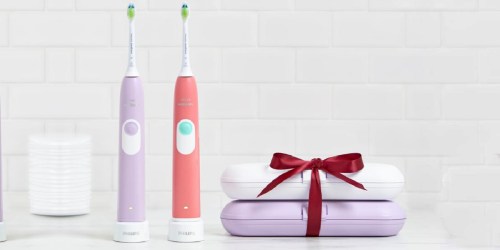 TWO Philips Sonicare Toothbrushes w/ Travel Cases ONLY $29.99 Shipped After Rebates on HSN.com (Regularly $120)