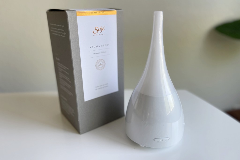 saje mini diffuser with box