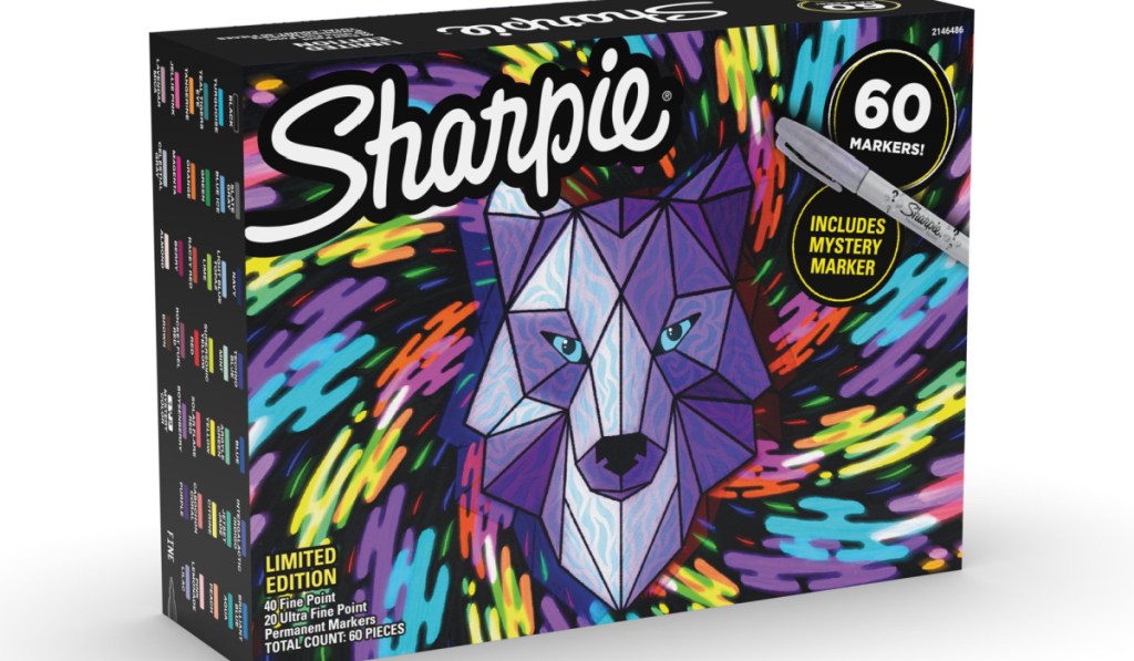 market set package with a wolf on the front
