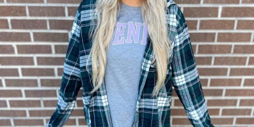 Sonoma Goods For Life Women’s Flannel Shirts Only $8.49 on Kohls.com (Regularly $33)