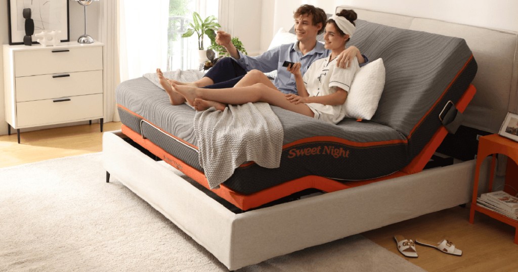 people laying in bed