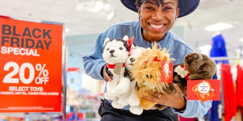 FAO Schwarz Plush Toys from $9.99 on Macy’s.com (Regularly $30)