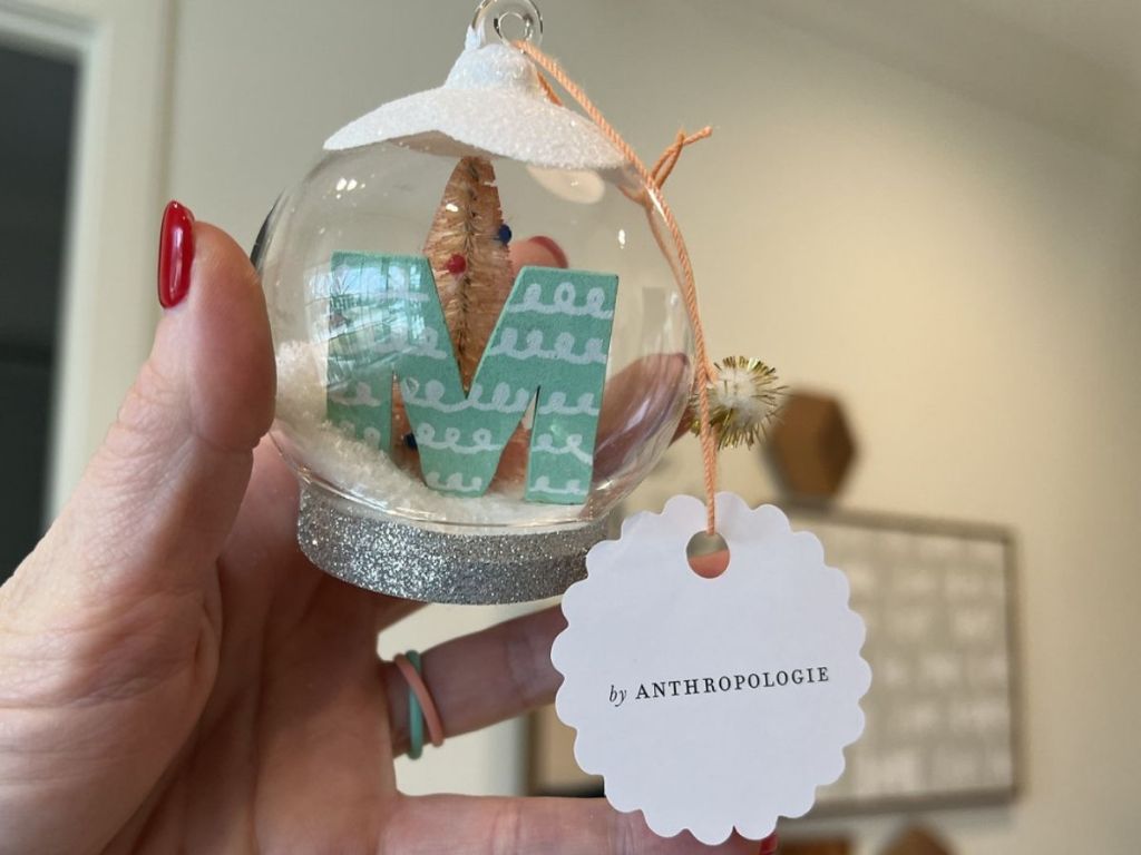 Anthropology Snow Globe Ornaments (1)