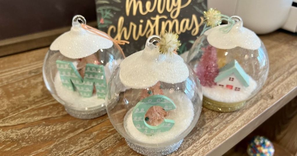 Anthropology Snow Globe Ornaments