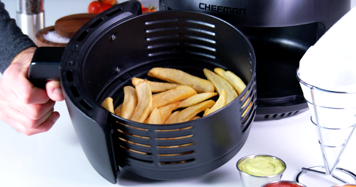Chefman Fryer loaded with french fries