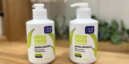 60% Off Clean & Clear Aloe Vera Skincare Products After Target Gift Card & Cash Back