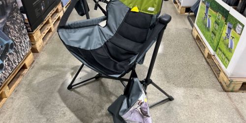 Swinging Hammock Chair Only $39.99 Shipped on Costco.com | Includes Carrying Bag, Pillow & Drink Holder