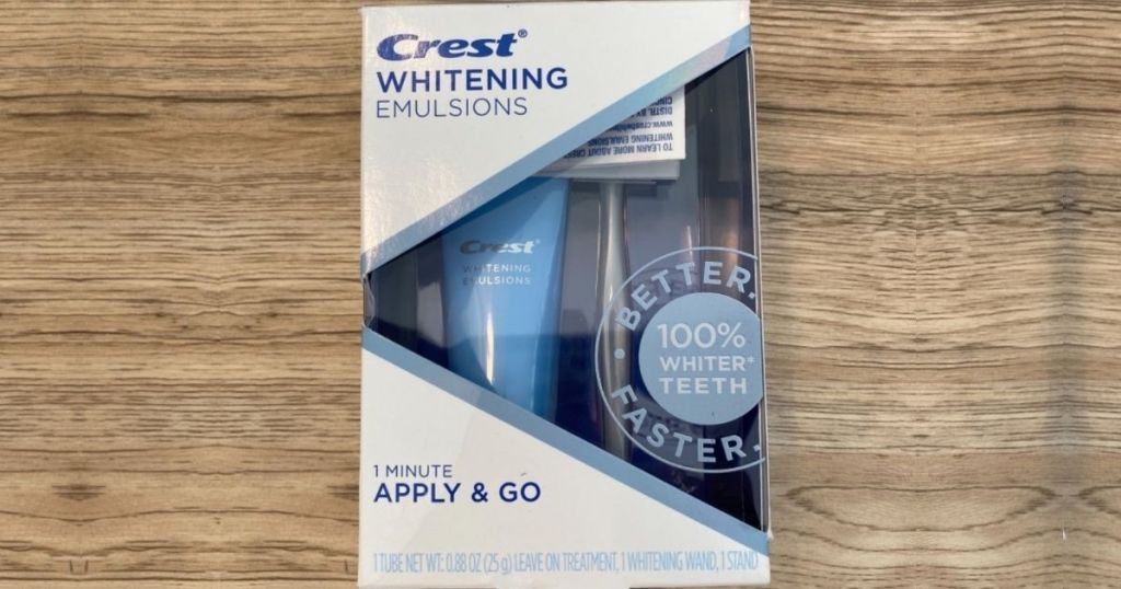 Crest Whitening Emulsions 