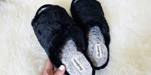 Women’s Dearfoams Slippers from $18 (Regularly $30)