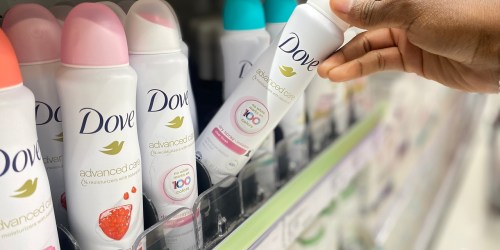 Dove Dry Spray Deodorants Just $2.24 Each After CVS Rewards (Regularly $9)