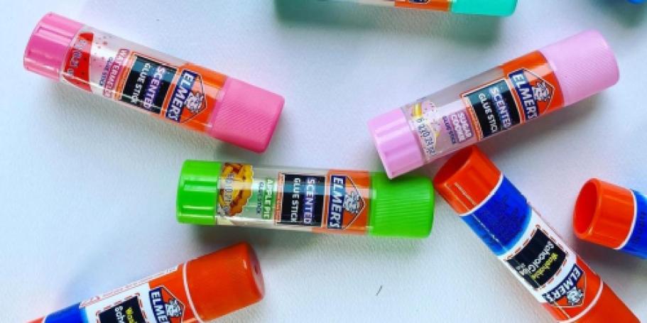 Elmer’s Scented Glue Sticks 24-Pack Just $6 Shipped for Prime Members (Only 25¢ Each)