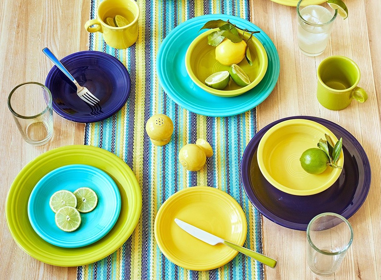 Fiesta Mixed Cool Colors 16-Piece Set