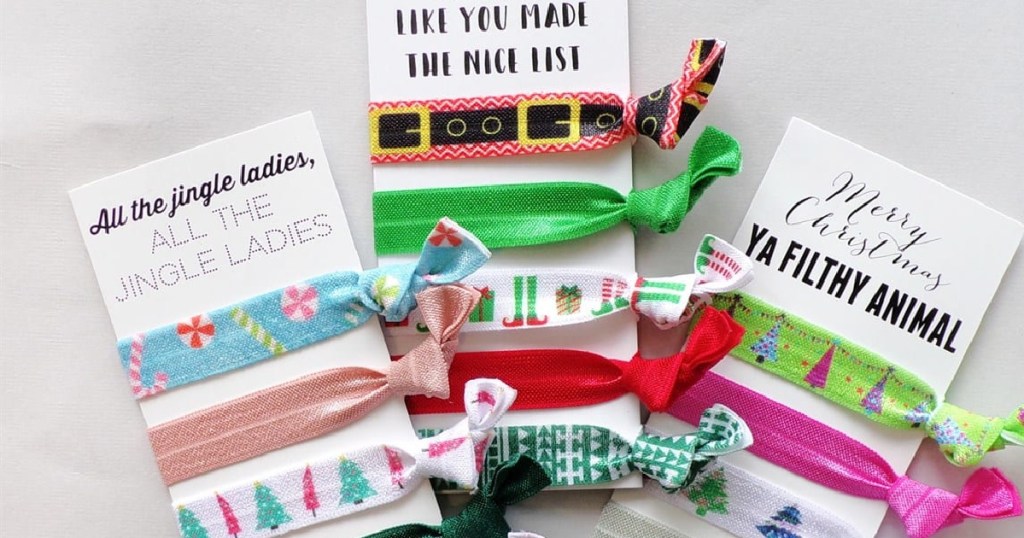 Giftable Hair Ties Stocking Stuffers