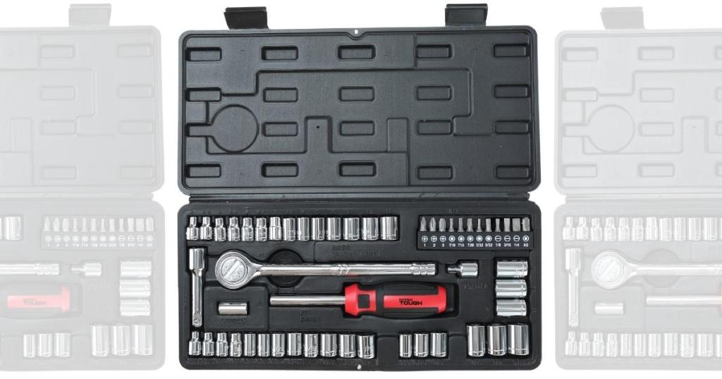 Hyper Tough 54 Piece Drive Socket Set