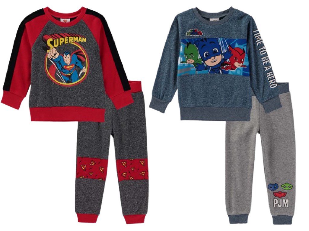 Kids jogger superman and pj masks