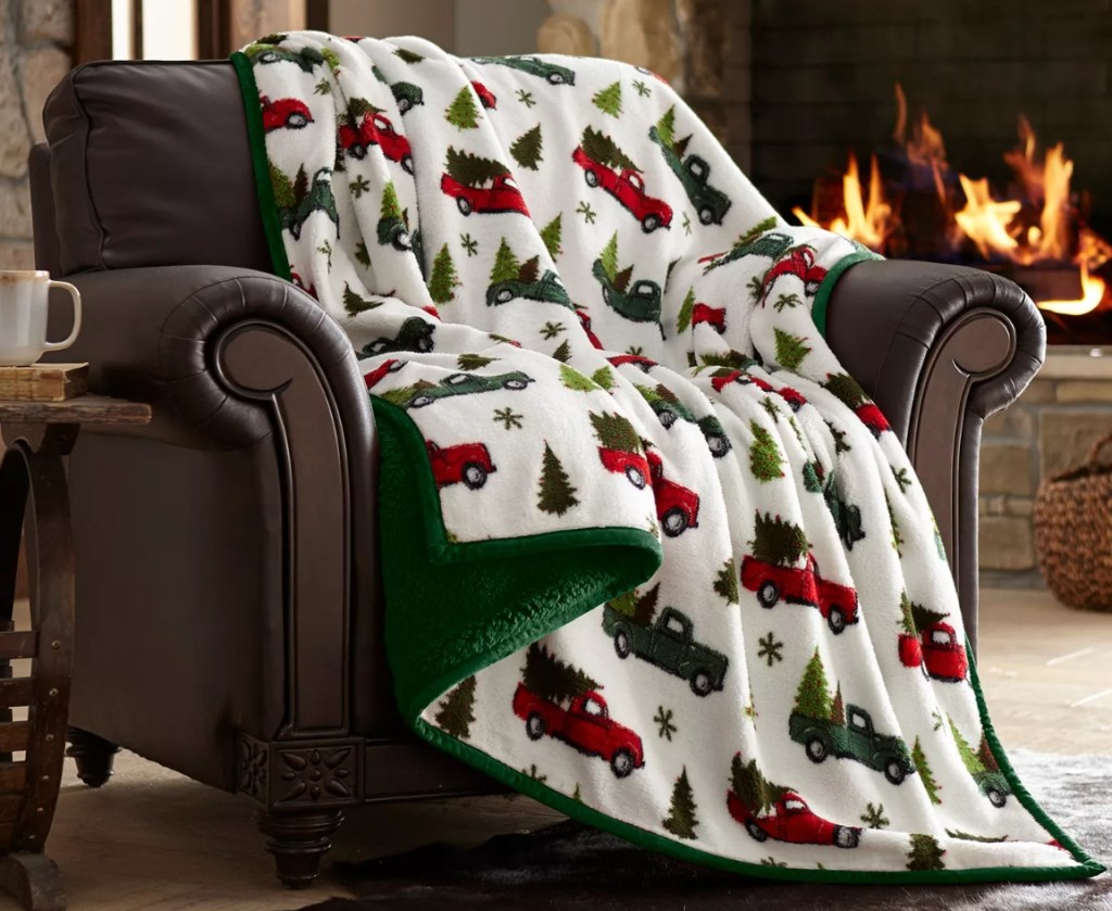 Member's Mark Oversized Throw on a chair