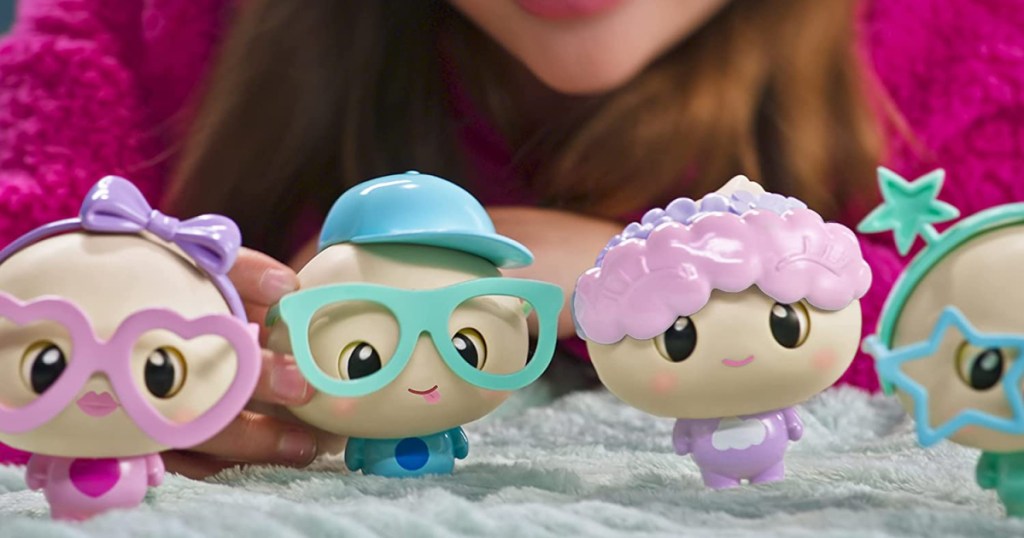 four dumpling character toys