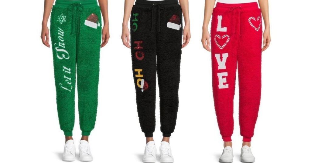 No Boundaries Christmas Joggers 