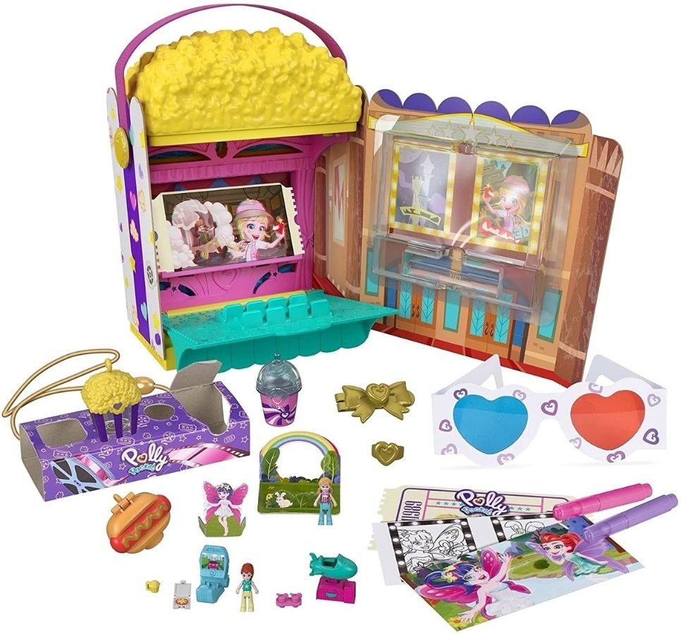 Polly Pocket Movie Theater Play Set