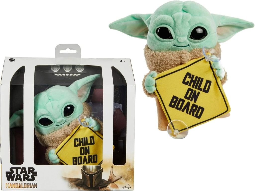 Star Wars Child on Board Grogu Sign