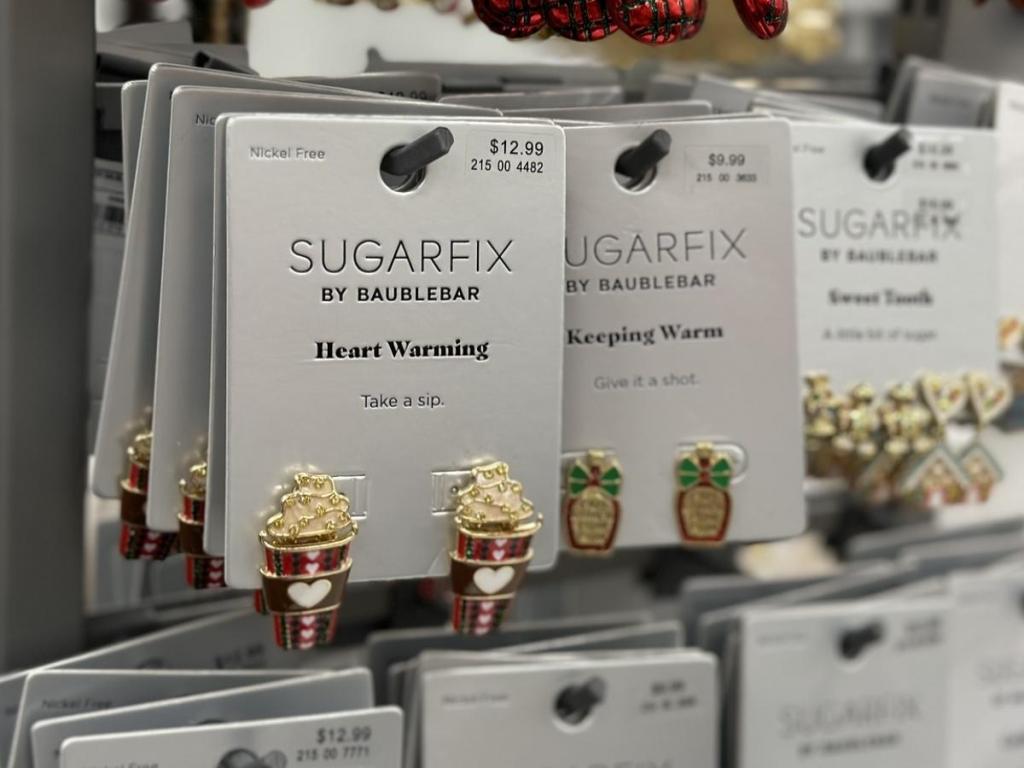 SugarFix by BaubleBar Heart Warming Coffee Earrings