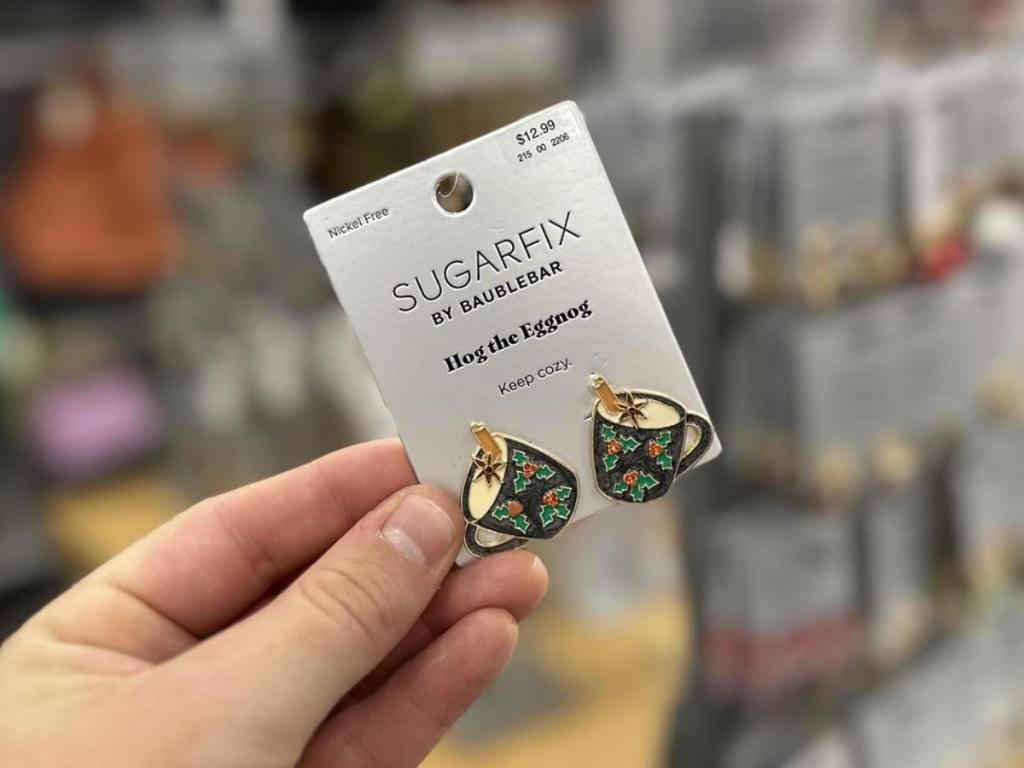 SugarFix by BaubleBar Hog the Eggnog Earrings