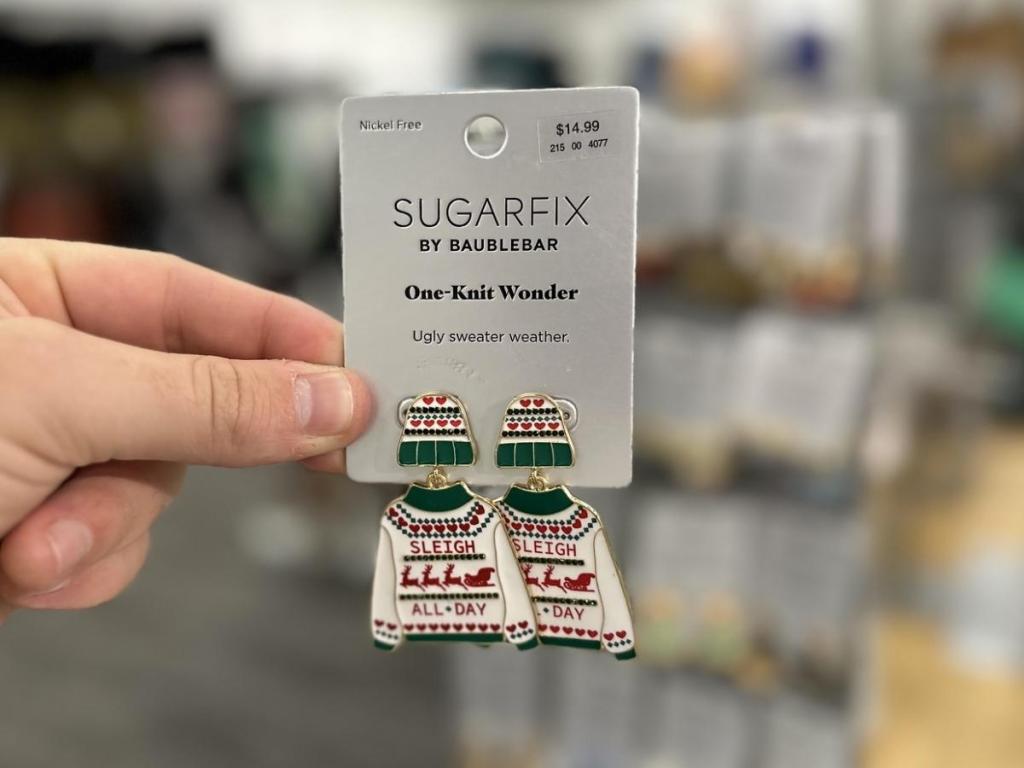 SugarFix by BaubleBar One-Knit Wonder Earrings