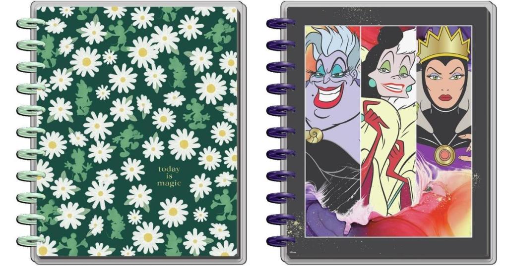 the happy planner daisy and villains notebook