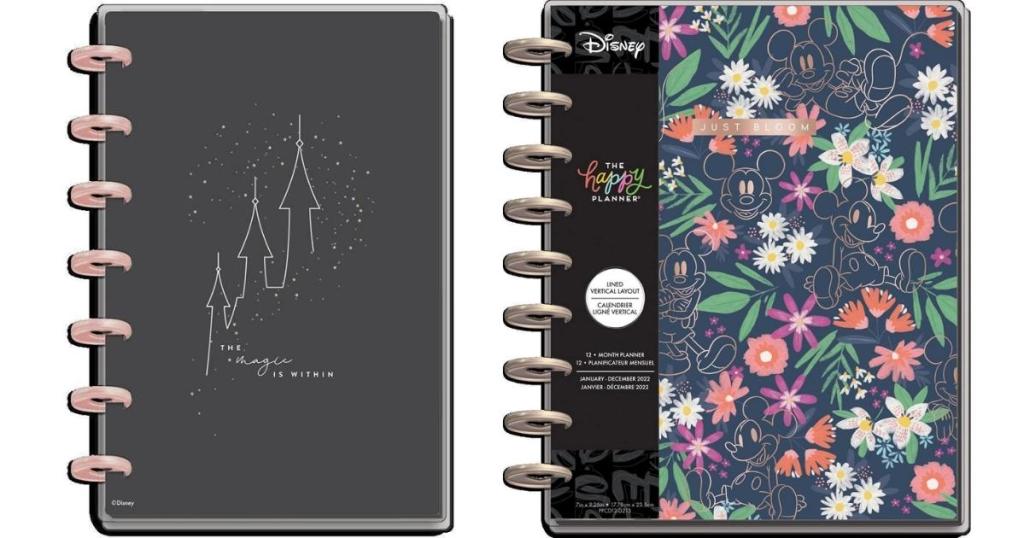 the happy planner princess elegant planner and just bloom planner