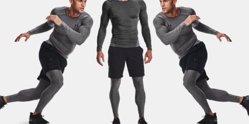 ** Under Armour Men’s HeatGear Leggings Just $16.97 On Amazon (Regularly $35)