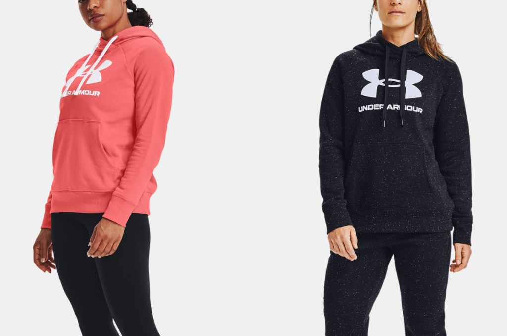 Under Armour Women's Rival Logo Fleece Hoodies