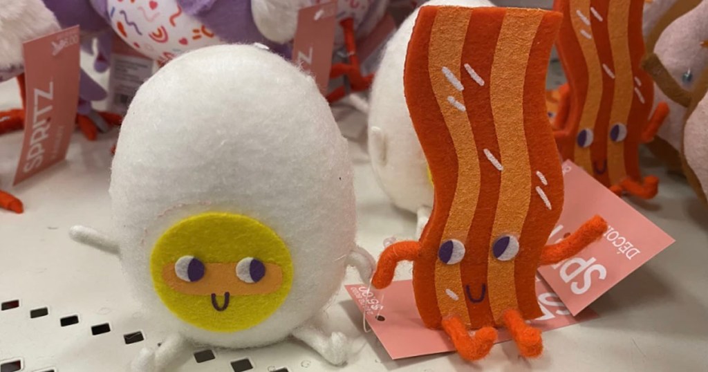 egg bacon felt