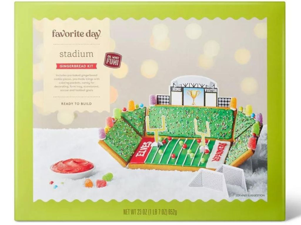 stadium gingerbread house