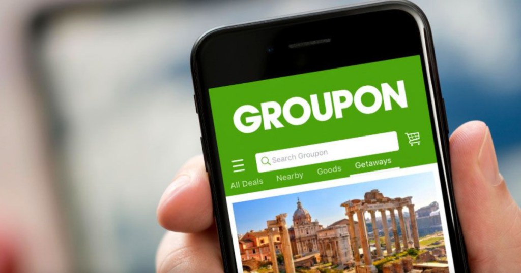 groupon on phone