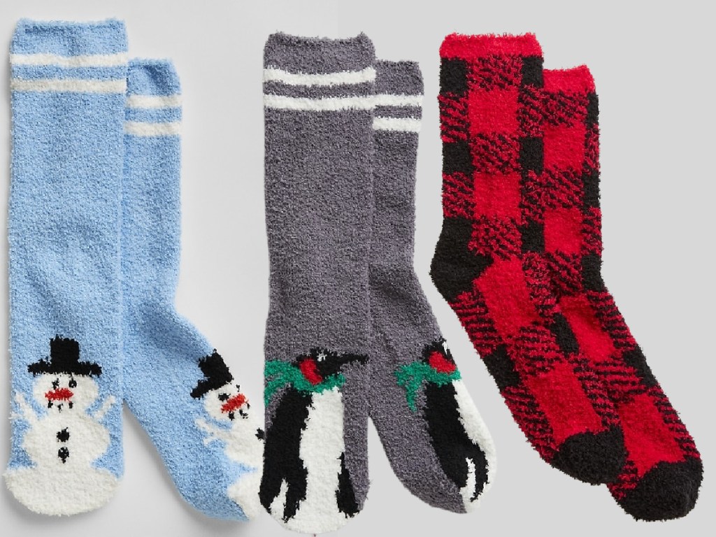 holiday cozy socks