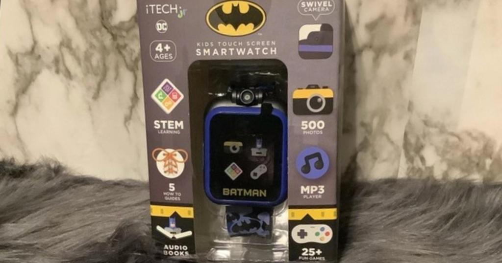 batman itech jr kids watch in packaging