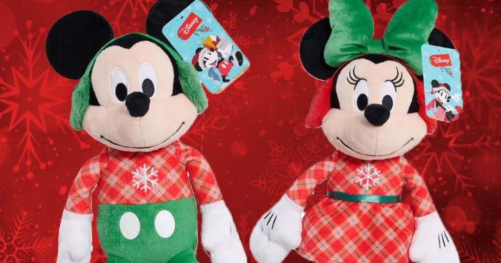 mickey and minnie plush