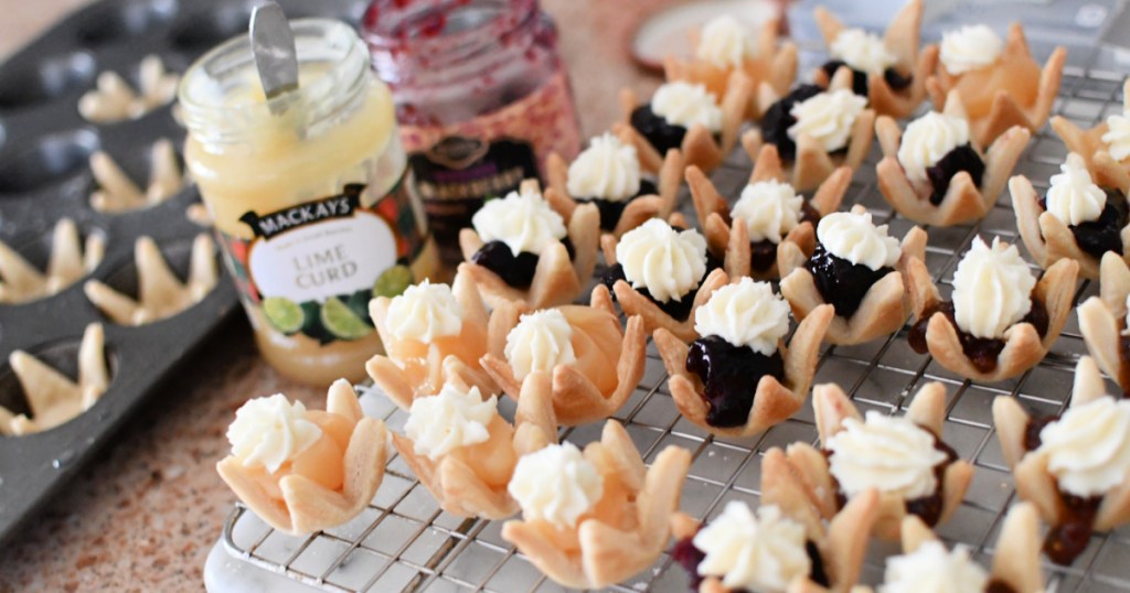 pie crust mini fruit tarts